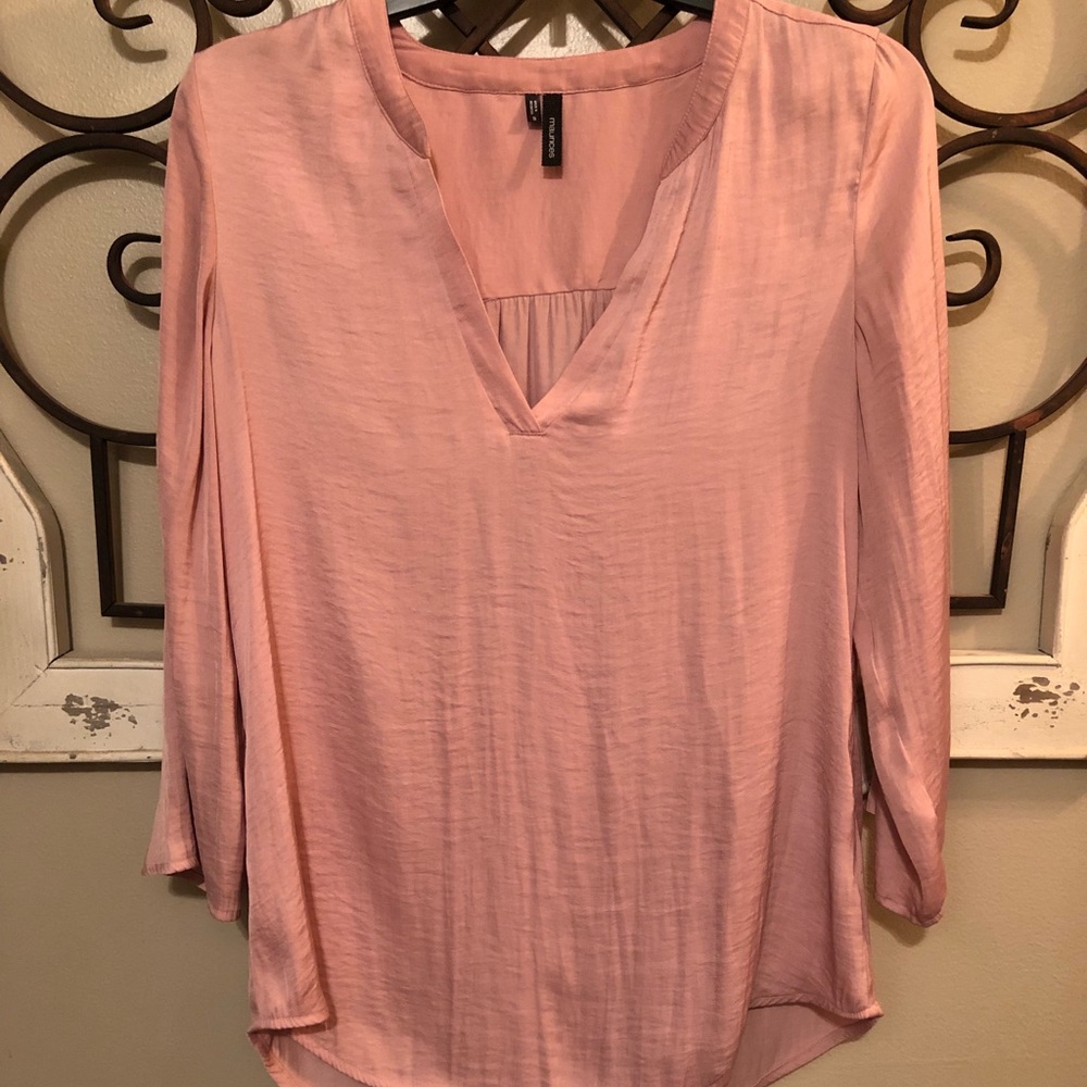 Pink Silky Blouse